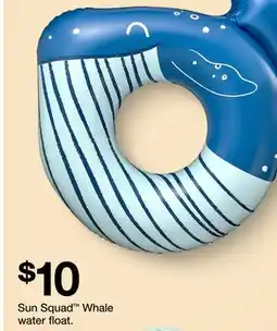 Target Sun Squad Whale water float offer