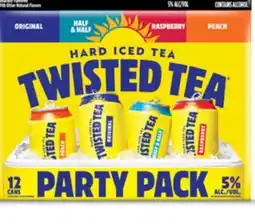Target Twisted Tea 12-pk. hard seltzer offer