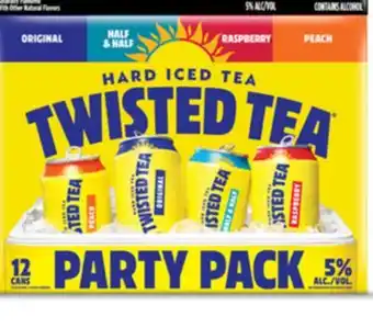 Target Twisted Tea 12-pk. hard seltzer offer