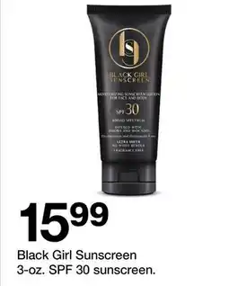 Target Black Girl Sunscreen 3-oz. SPF 30 sunscreen offer