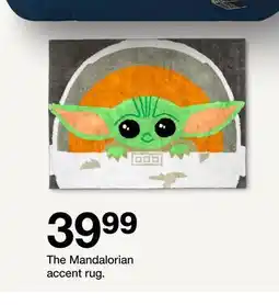 Target The Mandalorian accent rug offer