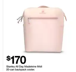 Target Stanley All Day Madeleine Midi 20-can backpack cooler offer