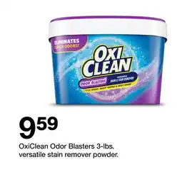 Target OxiClean Odor Blasters 3-lbs. versatile stain remover powder offer