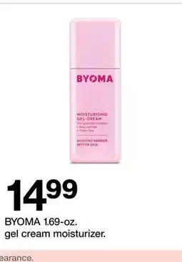 Target BYOMA 1.69-oz. gel cream moisturizer offer