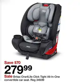 Target Britax One4Life Click Tight All-In-One convertible car seat offer