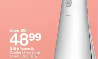Target Waterpik Cordless Plus water flosser offer