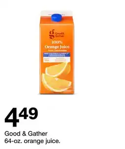 Target Good & Gather 64 - oz. orange juice offer