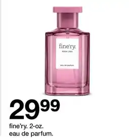 Target fine'ry. 2-oz. eau de parfum offer
