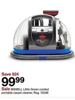 Target BISSELL Little Green corded portable carpet cleaner offer