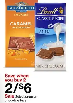 Target Select premium chocolate bars offer