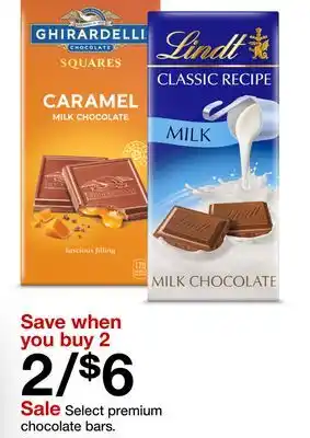 Target Select premium chocolate bars offer