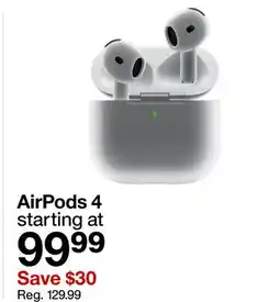 Target AirPods 4 offer
