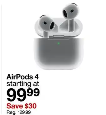 Target AirPods 4 offer