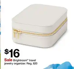 Target Brightroom travel jewelry organizer offer