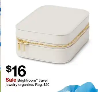Target Brightroom travel jewelry organizer offer