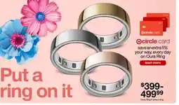 Target Oura Ring 4 smart ring offer