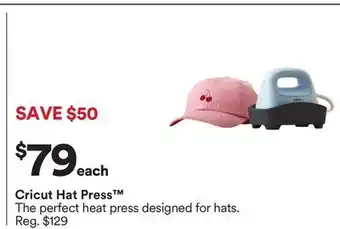 Michaels Cricut Hat press The perfect heat press designed for hats offer