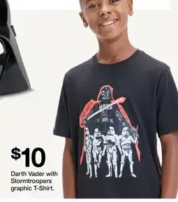 Target Darth Vader with Stormtroopers graphic T-Shirt offer