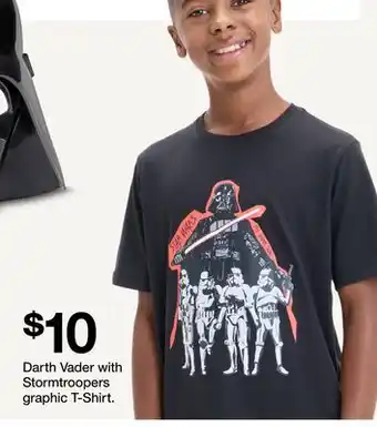 Target Darth Vader with Stormtroopers graphic T-Shirt offer