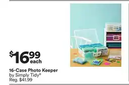 Michaels 16-Case photo Keeper by Simply Tidy offer