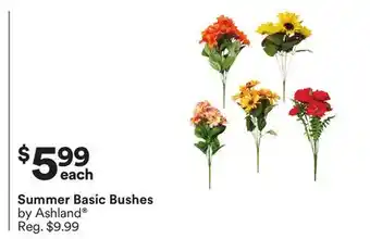 Michaels Summer Basic Bushes by Ashland offer