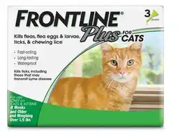 Target Frontline Plus 3-dose flea & tick treatment for cats offer