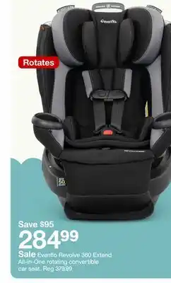 Target Evenflo Revolve 360 Extend All-in-One rotating convertible car seat offer