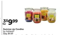 Michaels Summer Jar Candles by Ashland offer