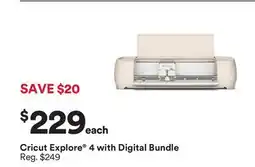 Michaels Cricut Explore 4 with Digital Bundle offer