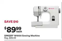 Michaels SINGEr M1000 Sewing Machine offer