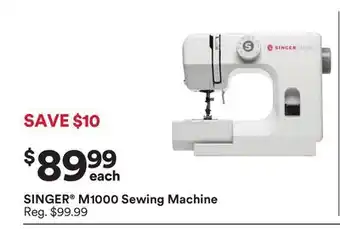 Michaels SINGEr M1000 Sewing Machine offer