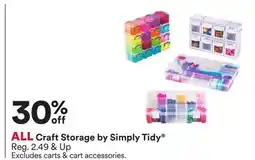 Michaels ALL Craft Storage by Simply Tidy offer