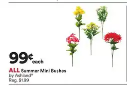 Michaels ALL Summer Mini Bushes by Ashland offer