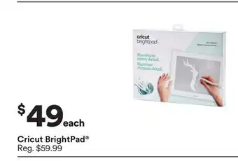 Michaels Cricut Brightpad offer