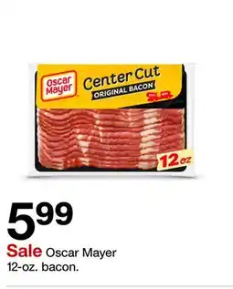 Target Oscar Mayer 12-oz. bacon offer