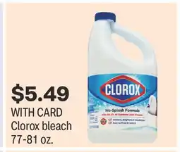 CVS Clorox bleach 77-oz offer