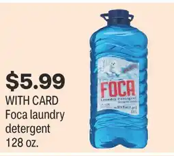 CVS Foca laundry detergent 128 oz offer