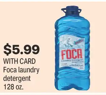 CVS Foca laundry detergent 128 oz offer