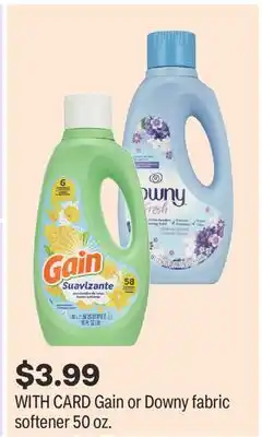 CVS Gain or Downy fabric softener 50 oz offer