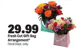 Meijer Fresh Cut Gift Bag Arrangement offer