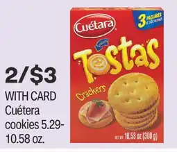 CVS Cuétera cookies 5.29-10.58 oz offer