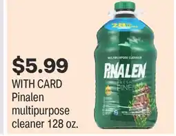 CVS Pinalen multipurpose cleaner 128. oz offer