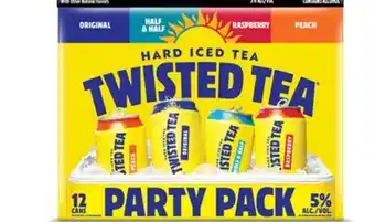 Target Twisted Tea 12-pk. hard seltzer offer