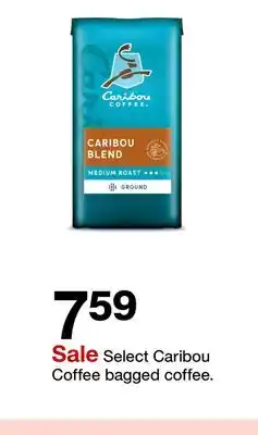 Target Select Caribou Coffee bagged coffee offer