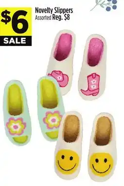Dollar General Novelty Slippers offer