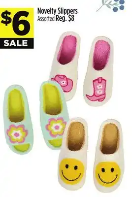 Dollar General Novelty Slippers offer