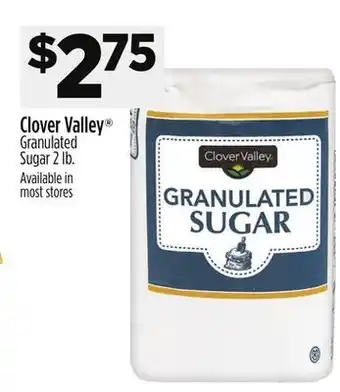 Dollar General Clover Valley Granulated Sugar offer