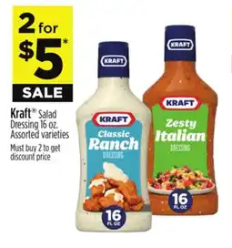 Dollar General Kraft Salad Dressing offer