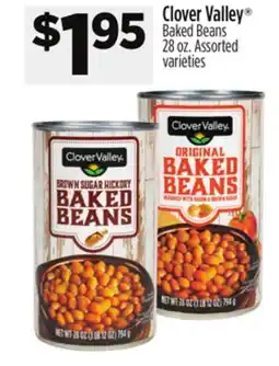 Dollar General Clover Valley Baked Beans offer