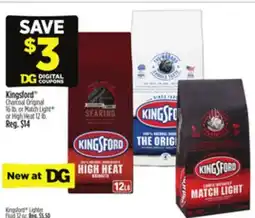Dollar General Kingsford Charcoal Original 16 lb. or Match Light or High Heat 12 lb offer